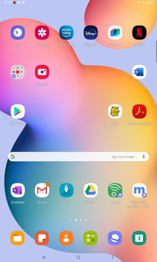 One UI Samsung Galaxy Tab S6 Lite Test 1