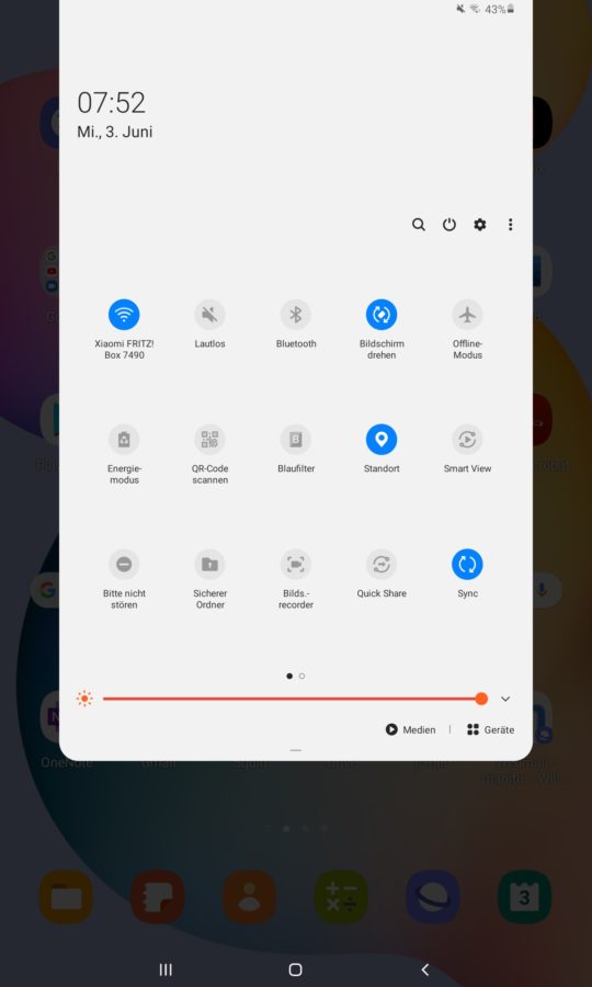 One UI Samsung Galaxy Tab S6 Lite Test 2