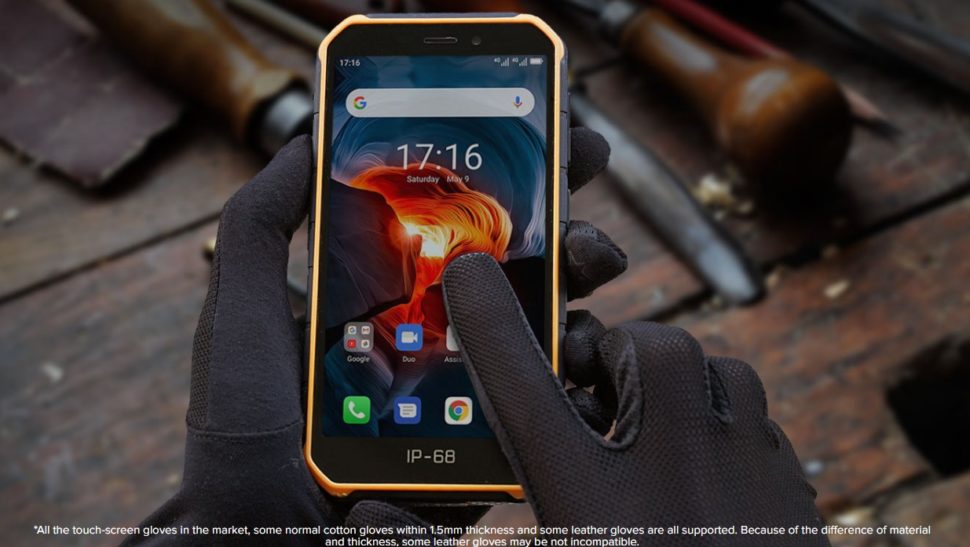 Ulefone Armor X7 Glove Mode