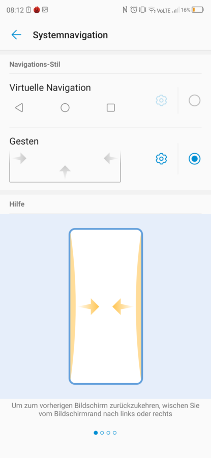 Systemeinstellungen Funktionen MiFavor UI 2