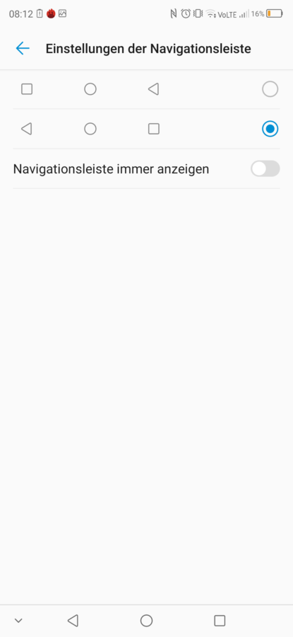 Systemeinstellungen Funktionen MiFavor UI 3