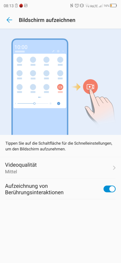 Systemeinstellungen Funktionen MiFavor UI 5