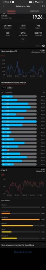 Amazfit Bip S Testbericht Sporttracking 2