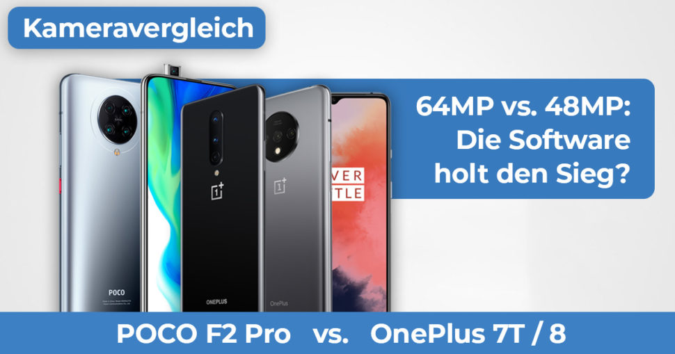 Xiaomi Mi 10 vs OnePlus 8 7T Kameravergleich