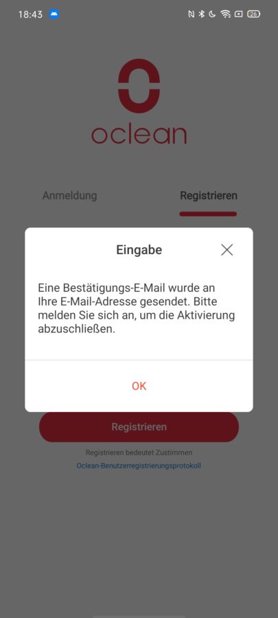 Oclean X Pro App EInstellungen 1