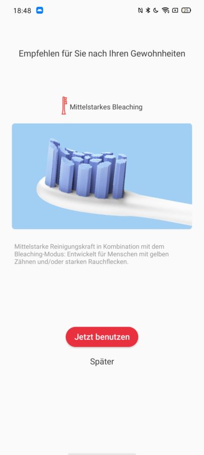 Oclean X Pro App EInstellungen 9