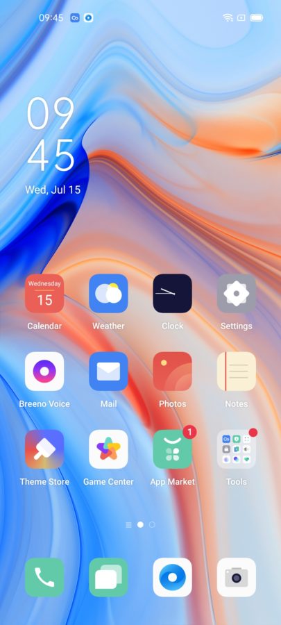Oppo Reno 4 Pro COlor OS 1