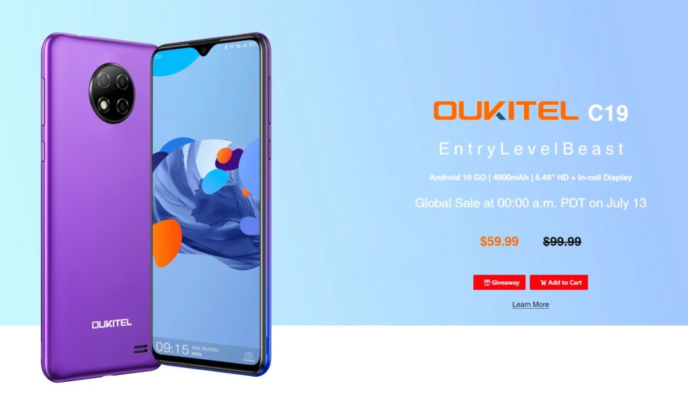 Oukitel C19 Einsteiger Smartphone 2 1