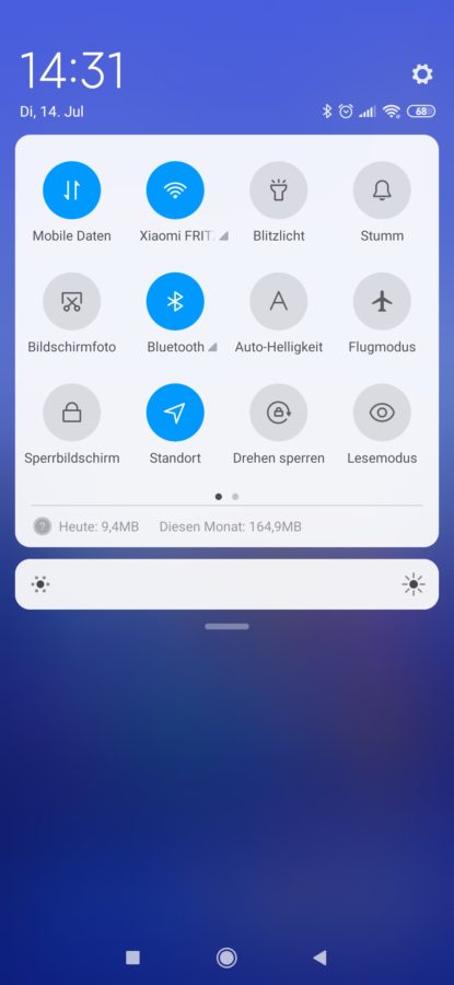 System MIUi Redmi 9 Test 2