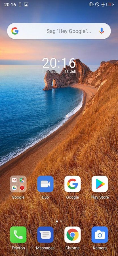 Ulefone Armor 7E Screenshot Homescreen