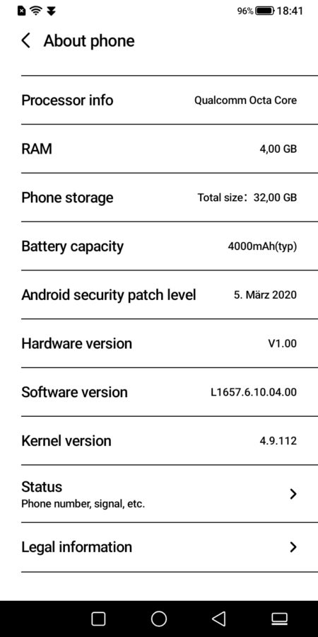 Hisense a5 settings  2