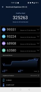 OnePlus Nord Testbericht Screenshot Benchmark 1