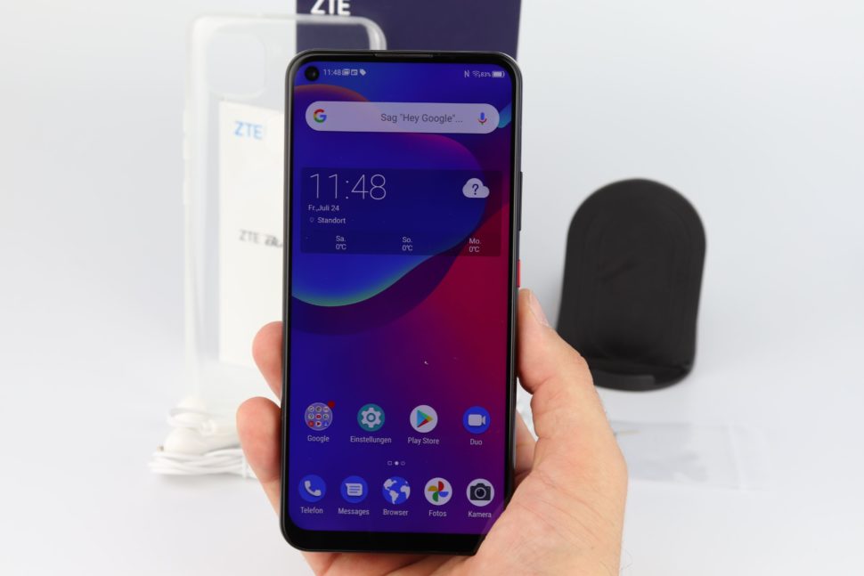 ZTE Blade V2020 Hand Vorder Rückseite 1