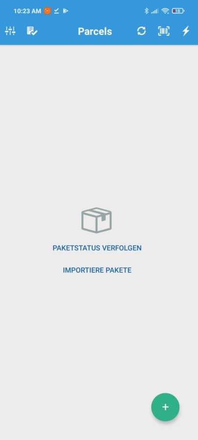 Parcels App Test 1