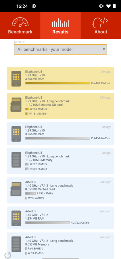 Elephone U5 Benchmarks 3