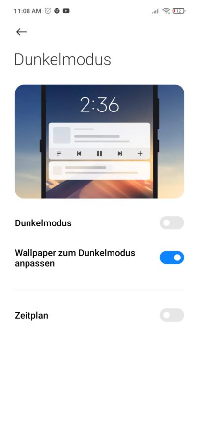 Poco X3 Displayeinstallungen 4