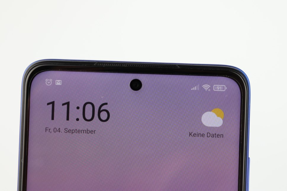 Poco X3 NFC Display Ränder 1