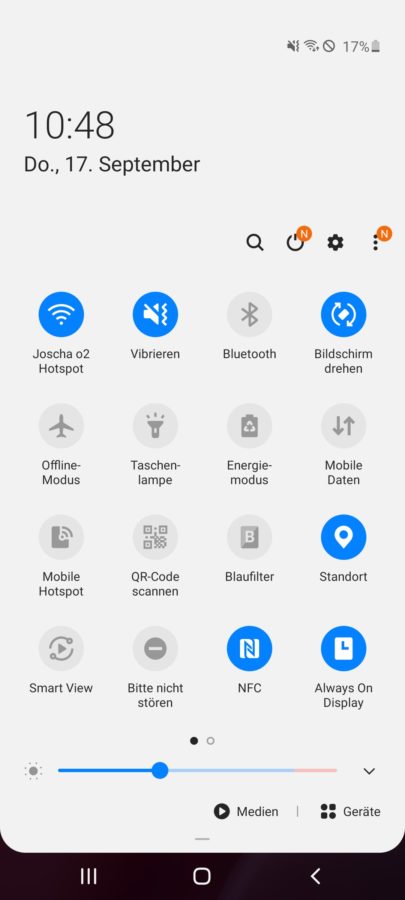 Samsung Galaxy m517 104819 One UI Home