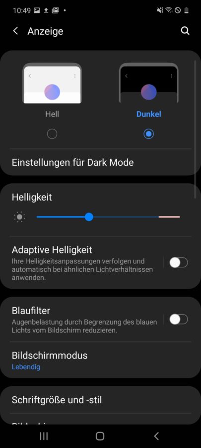 Samsung Galaxy m517 104927 Settings