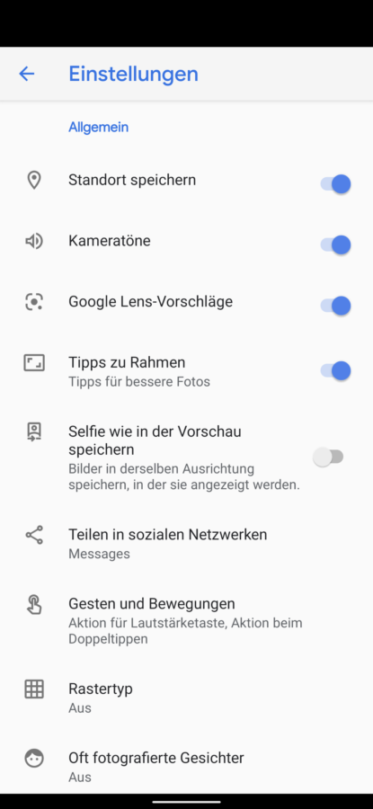 Google Kamera App UI 5