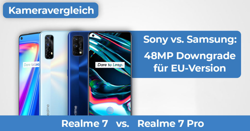 Realme 7 vs Realme 7 Pro Kameravergleich Banner