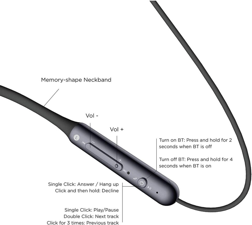 1More Stylish Dual Dynamic Driver controls