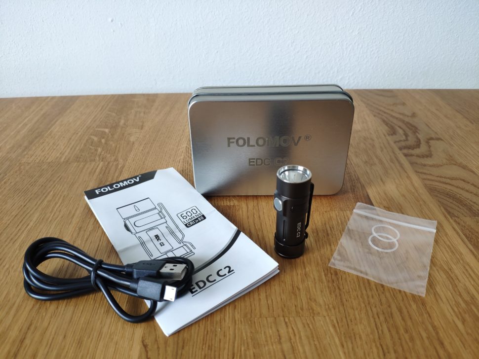 Folomov EDC C2 Lieferumfang