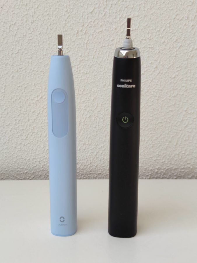 Oclean F1 vs Philips Sonicare Diamond Clean 01