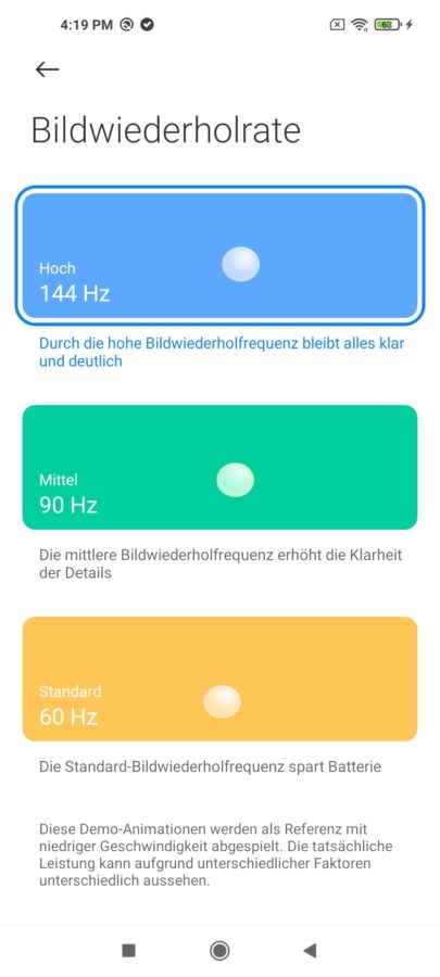 Xiaomi Mi 10T Display Settings 1