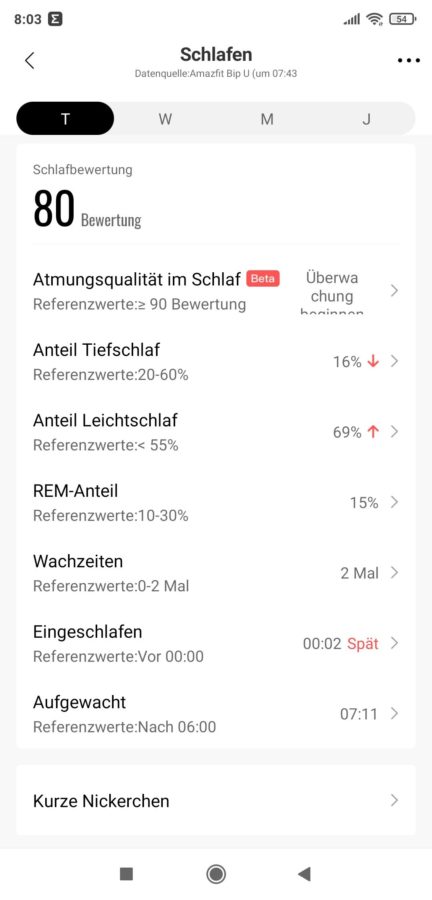 Amazfit Bip U Zepp App 02