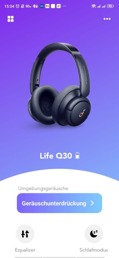 Anker Soundcore Life Q30 Test 2 APP