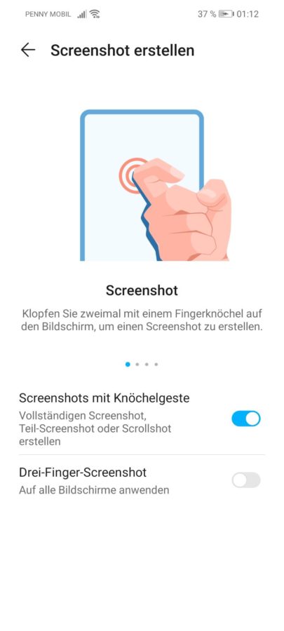 Honor 10X Lite Screenshot Knoechel