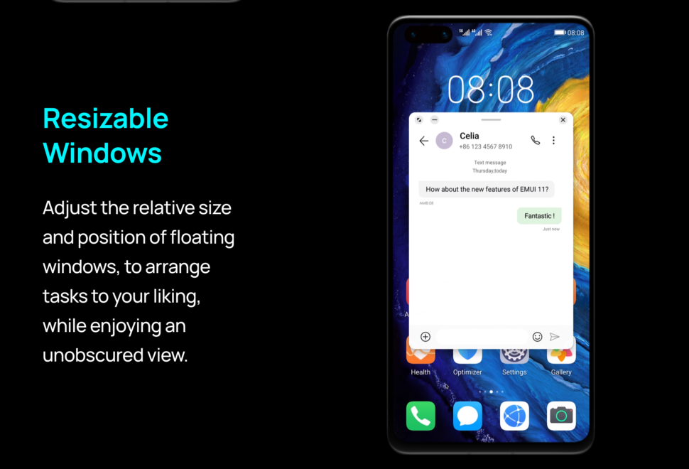 Honor Magic UI 4 Floating Windows