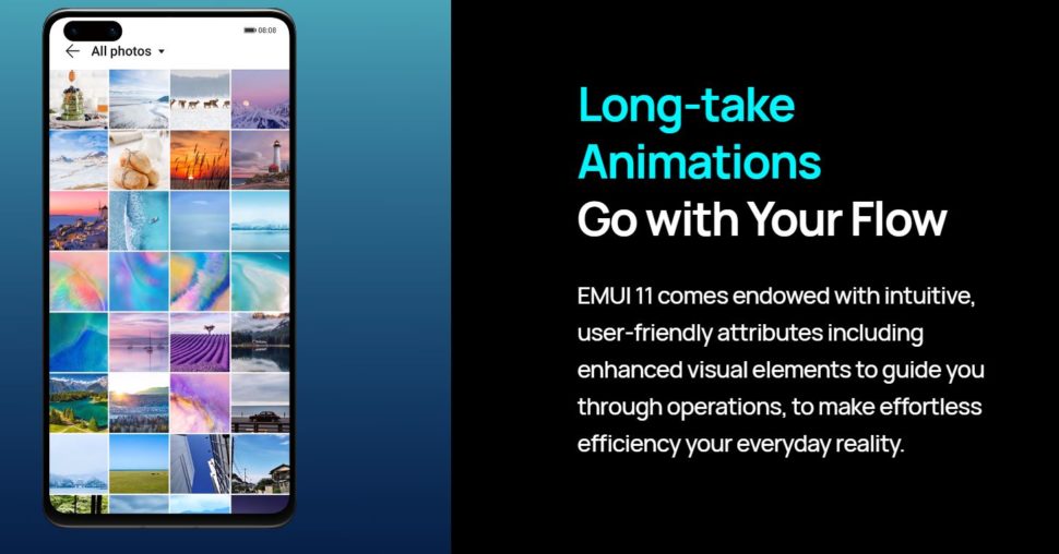 EMUI 11 Animationen