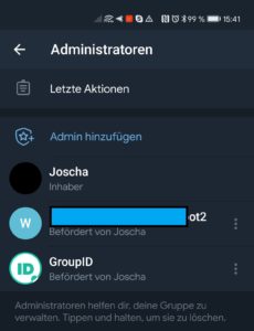 Gruppe Bots