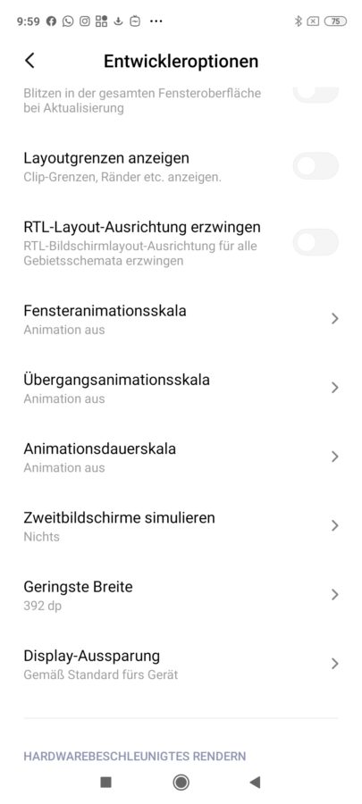 MIUI Systemanimationen 3