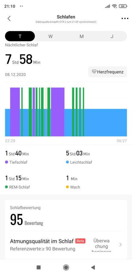 Amazfit GTR 2 Zepp App 05