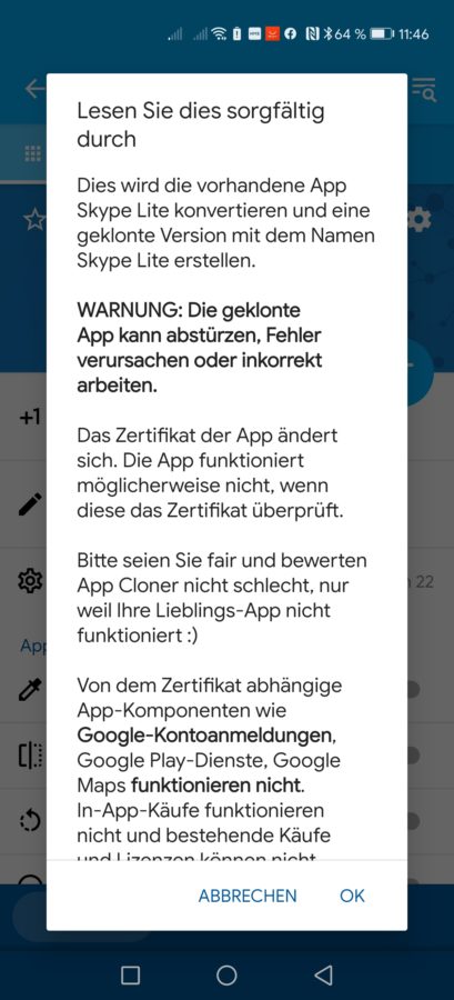 App Cloner Anleitung 5