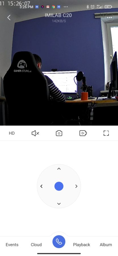 Imilab App Überwachungskamera 1