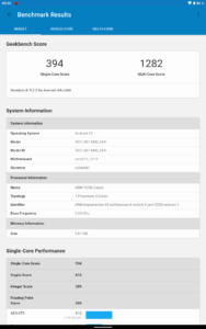 teclast m40 geekbench