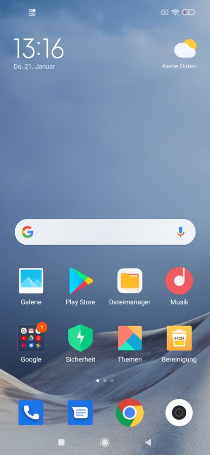 MIUi 12 System Xiaomi Redmi Note 9T 1