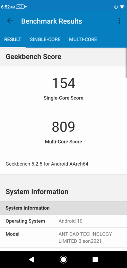 f150 b2021 geekbench