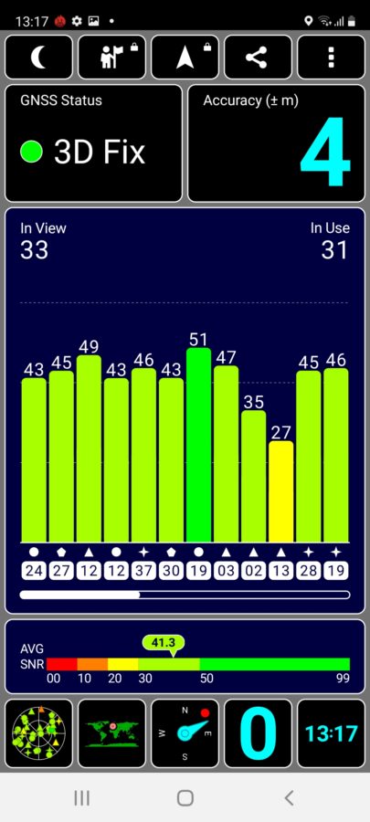 Samsung Galaxy s20 fe 18 131755 GPS Test