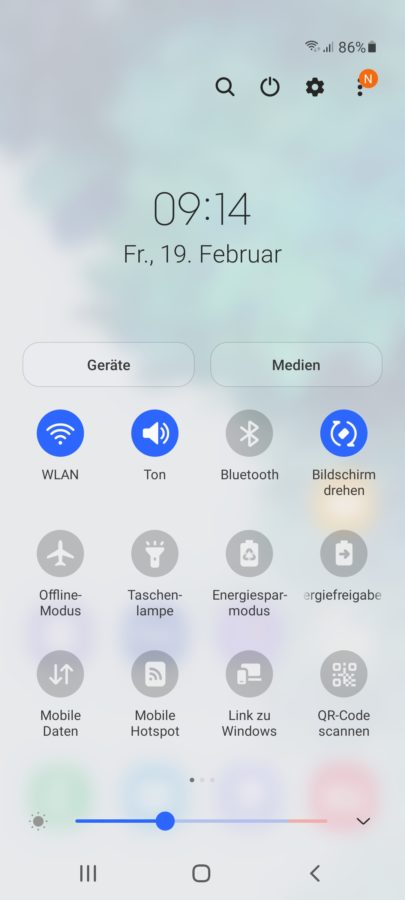 Samsung Galaxy s20 fe 19 091419 One UI Home