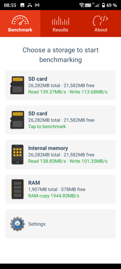 Umidigi A7S Test System Benches17