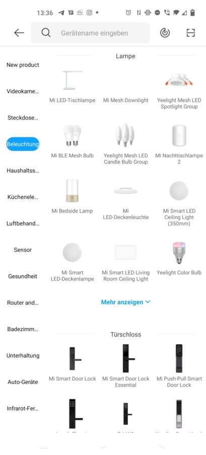 Xiaomi IOT Devices Mi Home 2