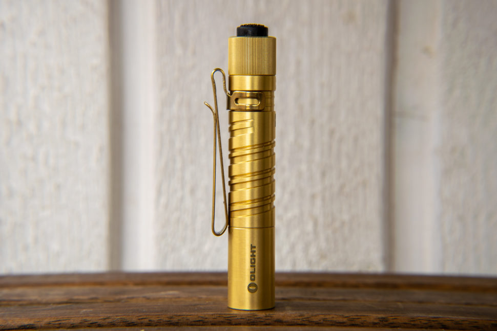 Olight I3T Brass 02