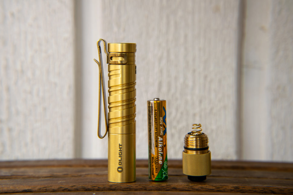 Olight I3T Brass 06