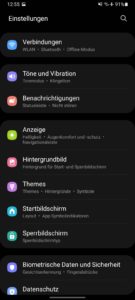 Samsung Galaxy A32 5G Testbericht Screenshot System 2