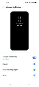 Display Einstellungen Realme 8 pro 2